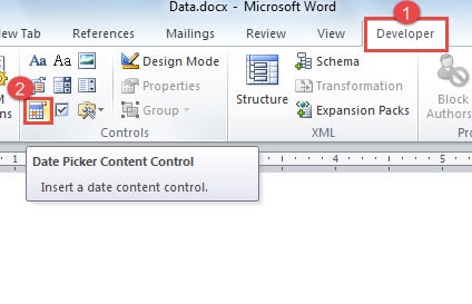word change content control for mac ohw to use